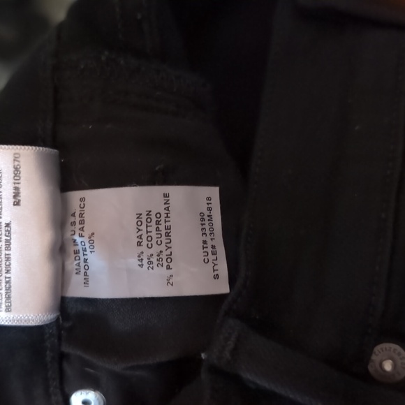 CITIZENS OF HUMANITY Avedon Slick Skinny Leg Black Jeans. Size 26.😎 - Picture 12 of 12